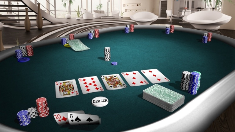 Cách chia bài poker luôn theo một nguyên tắc chung